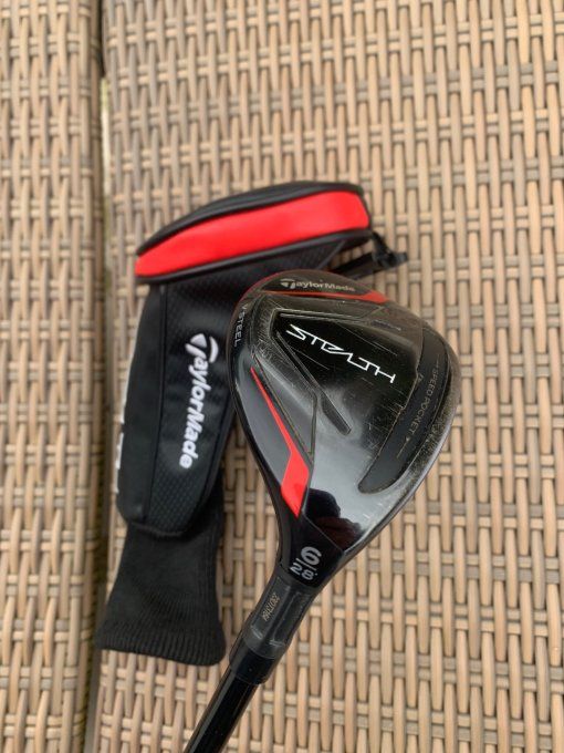 Hybride 6 Taylormade Stealth u steel 28 degrés regular